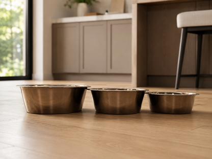 CuBowl standard copper bowls in three sizes
