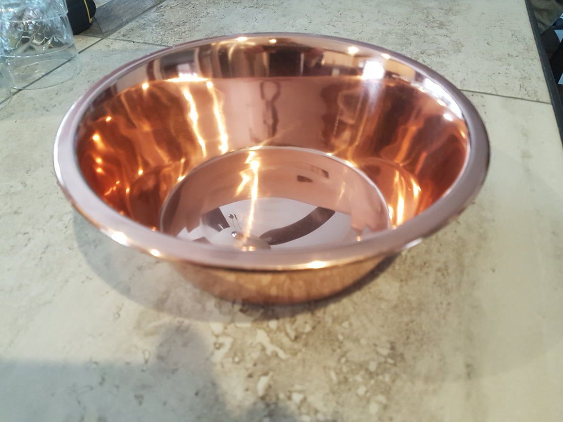 Standard Copper Water Bowl (Water Only)