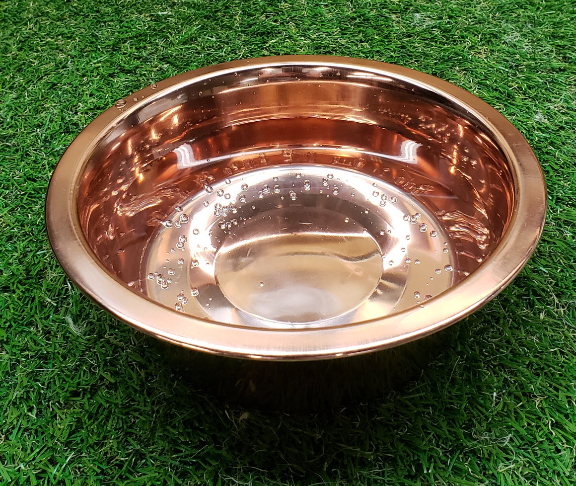 Standard Copper Water Bowl (Water Only)