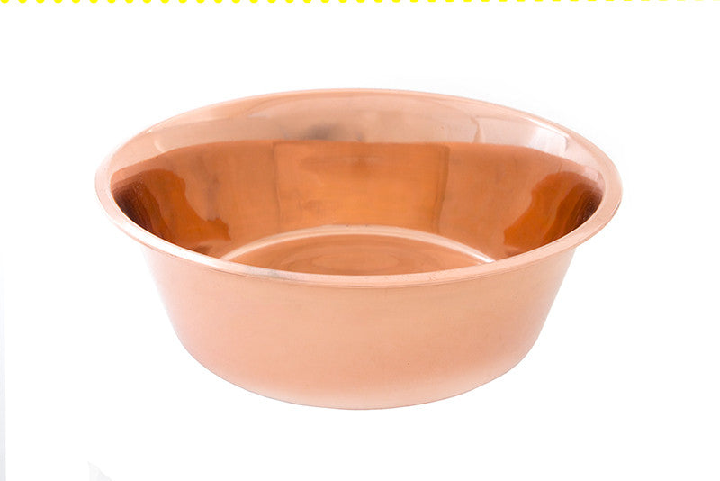 Standard Copper Water Bowl (Water Only)